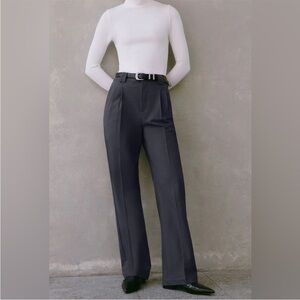 ❤️Petite Studio ❤️Black High-Waist Wide-Leg Trousers
